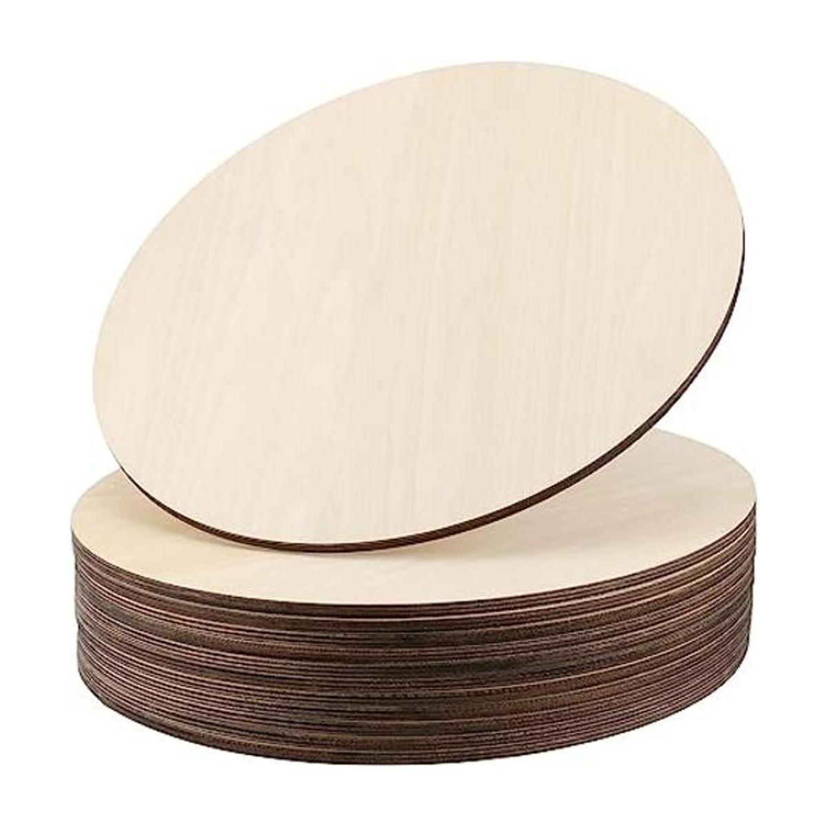 SEHOI 12 círculos redondos de madera de 12 pulgadas corte