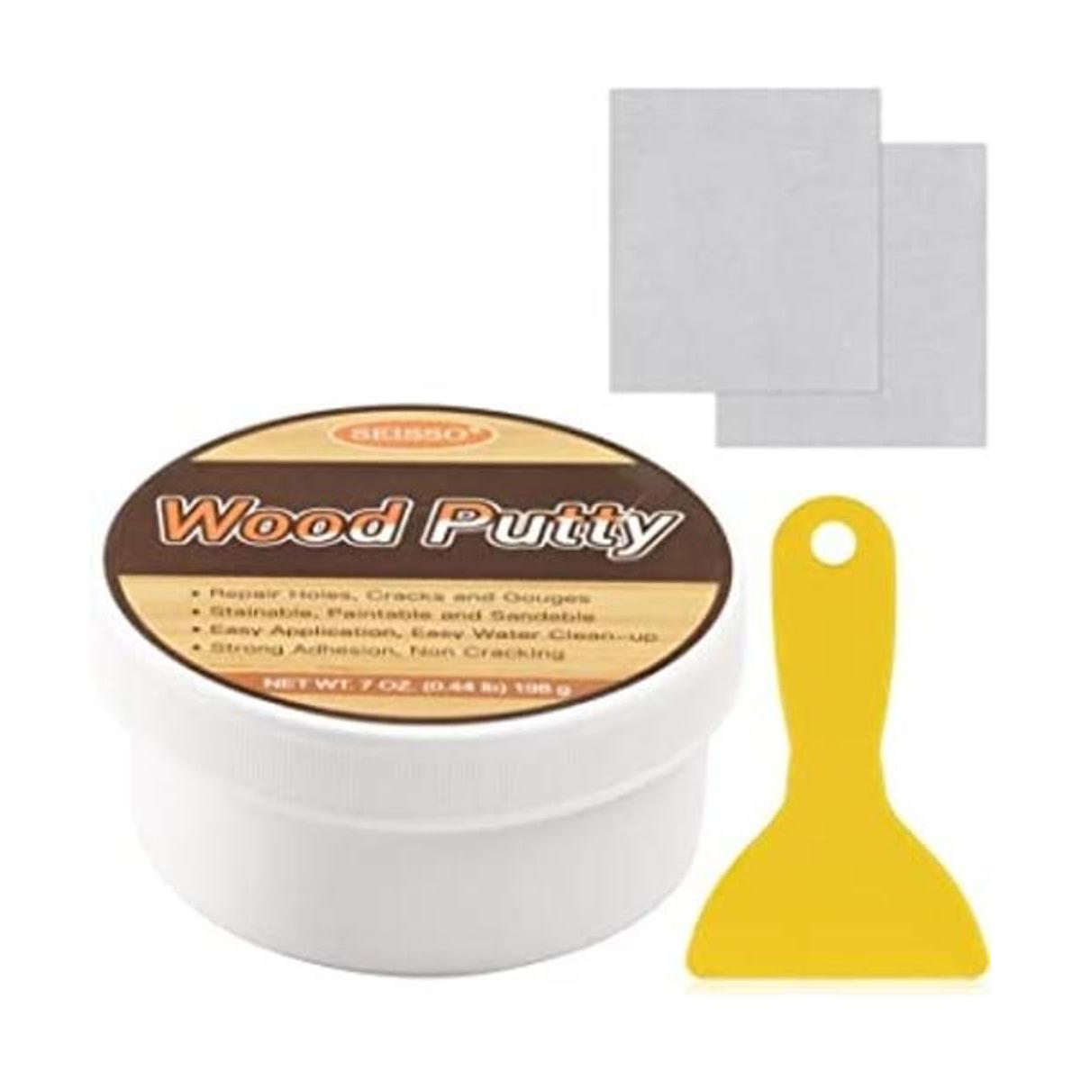 SEISSO Wood Putty WaterBased Wood Filler White Wood