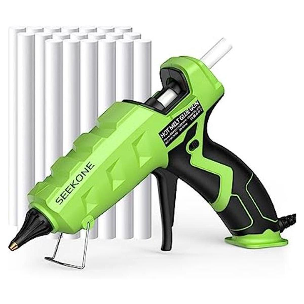 SEEKONE Pistola de pegamento caliente de tamaño completo