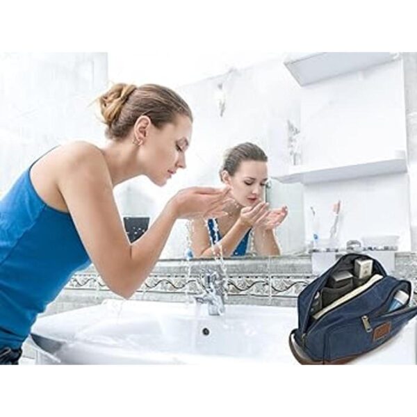 SEEMEROAD Neceser de lona para hombres y mujeres bolsa de_6