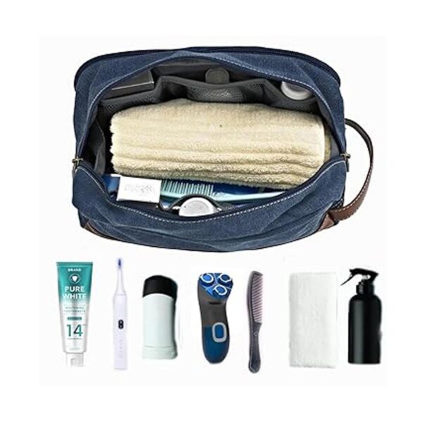 SEEMEROAD Neceser de lona para hombres y mujeres bolsa de_5