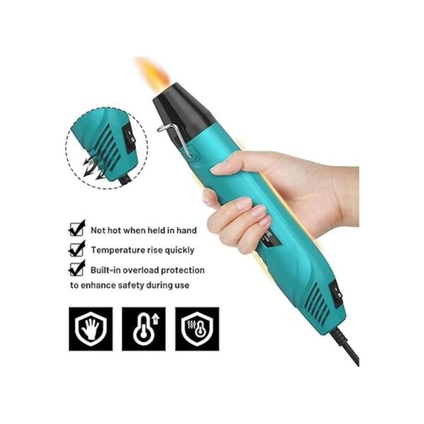 SEEKONE Pistola de calor de mano mini de aire