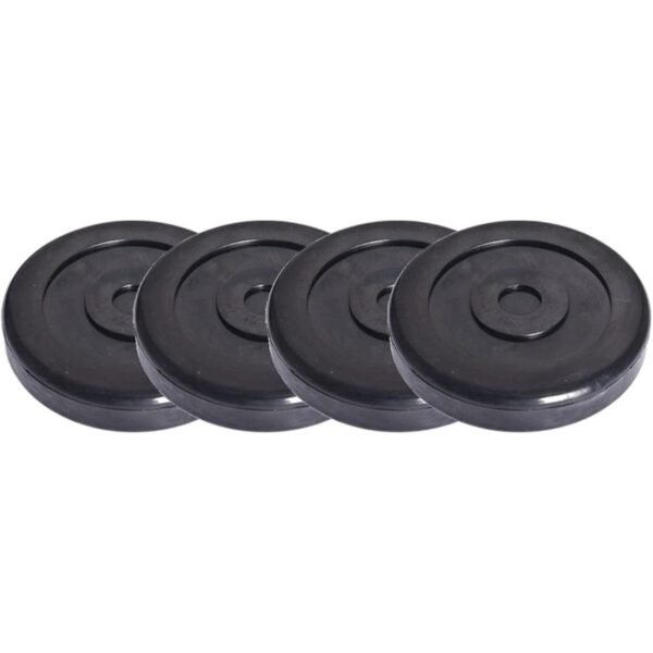 SEBLAFF Paquete de 4 almohadillas de goma redondas de_2