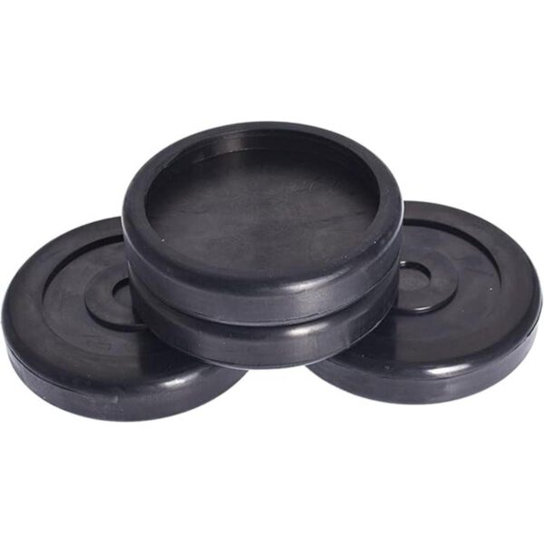 SEBLAFF Paquete de 4 almohadillas de goma redondas de_3