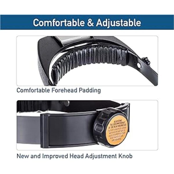 SE Illuminated Dual Lens FlipIn Head Magnifier MH1067L