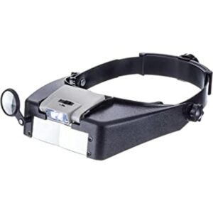 SE Illuminated Dual Lens FlipIn Head Magnifier MH1067L