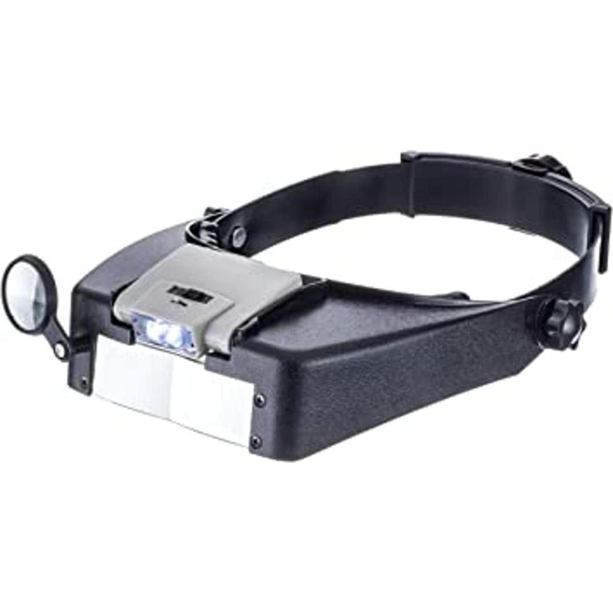 SE Illuminated Dual Lens FlipIn Head Magnifier MH1067L