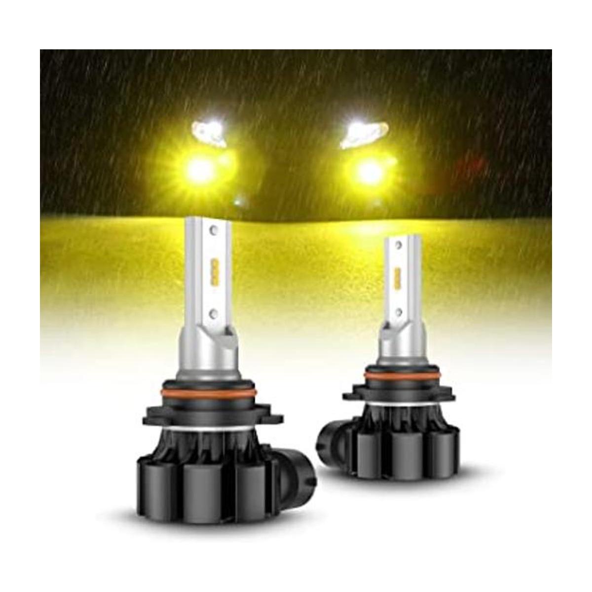 SEALIGHT Bombillas LED antiniebla 9006 3000 K amarillas