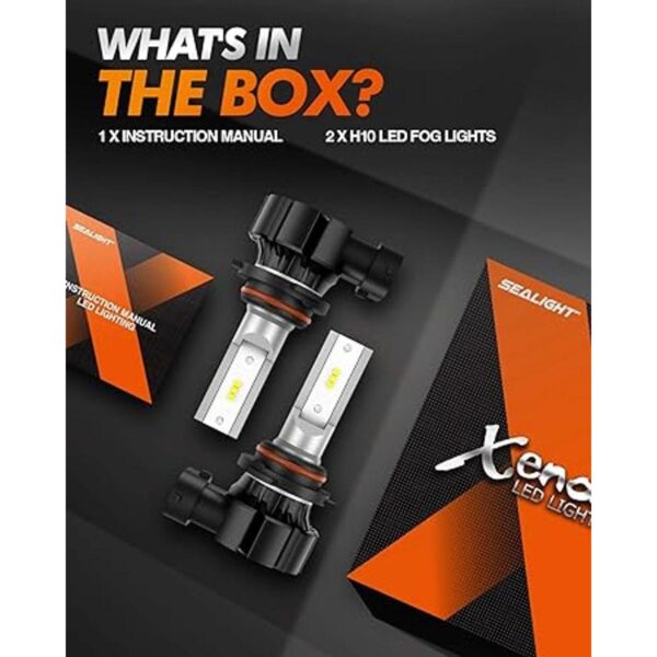 SEALIGHT Bombillas LED antiniebla H10 9145 9140 370_6