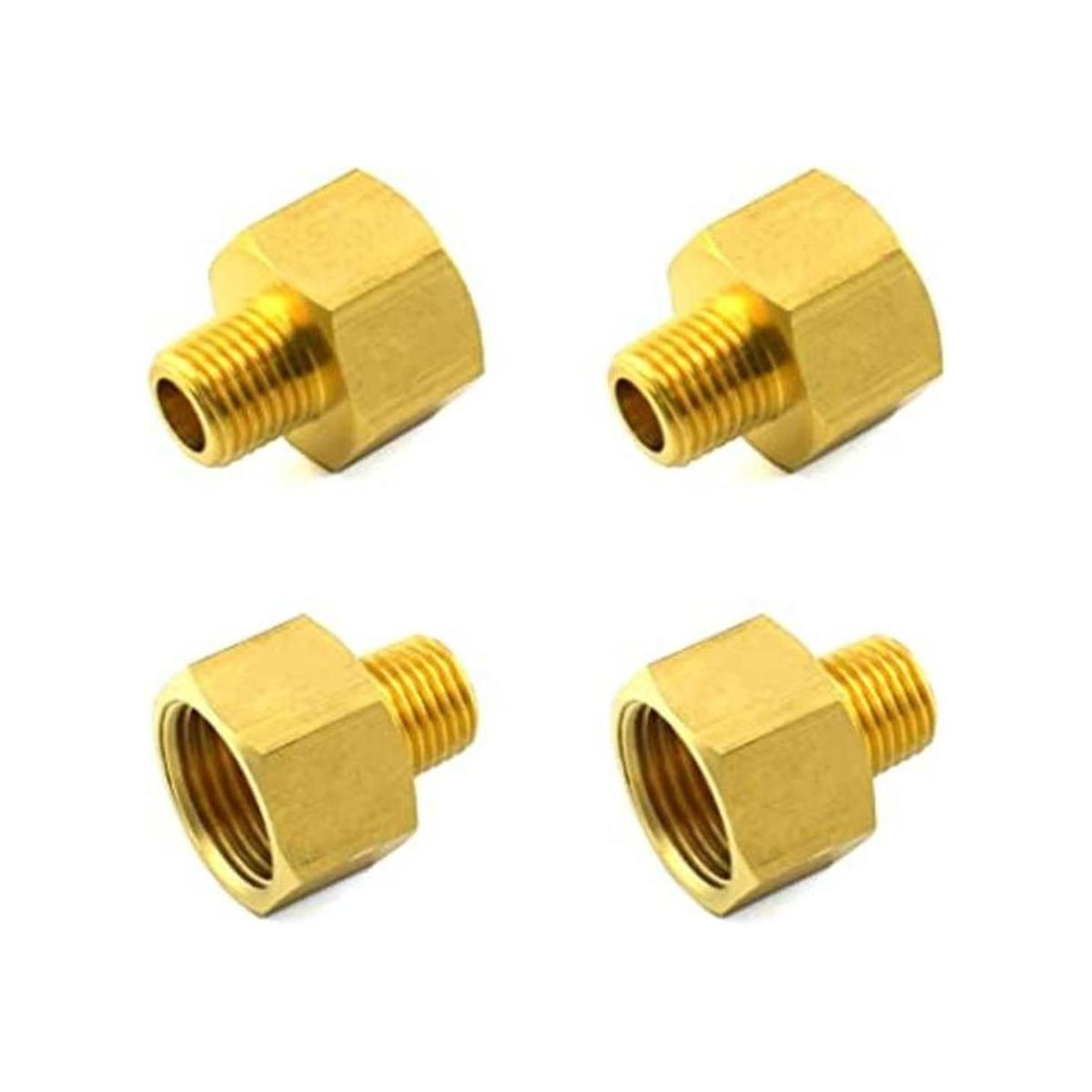 SDTC Tech Paquete de 4 adaptadores reductores NPT macho de