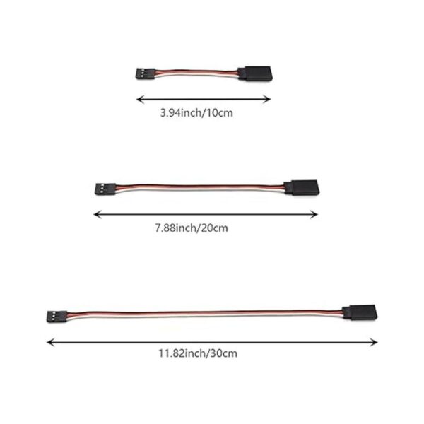 SDTC Tech Cable de extensión servo de 3 pines macho a_2