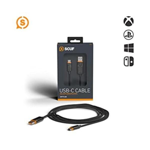 SCUF Braided USBC Cable Black 6 feet 2 Meters USB Type_1