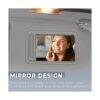 SCITOO Visera solar gris para lado del pasajero derecho_4