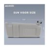 SCITOO Visera solar gris para lado del pasajero derecho_2
