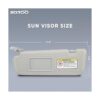 SCITOO Conjunto de visera solar gris para lado izquierdo_2