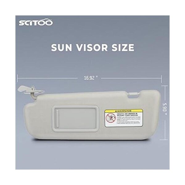 SCITOO Conjunto de visera solar gris para lado izquierdo_2