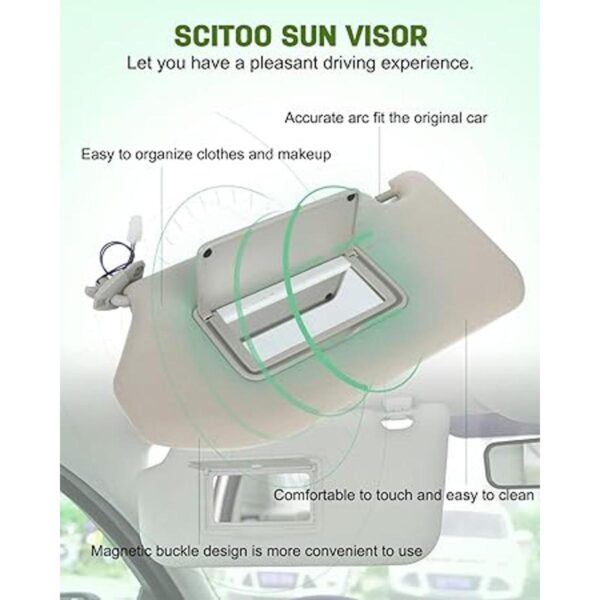 SCITOO Conjunto de visera lateral del conductor izquierdo_4