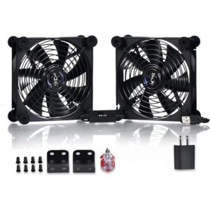 SCCCF Ventilador de control de velocidad USB dual de 5.512