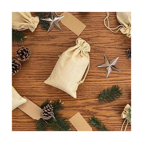 SCALAR SOLUTIONS 50 bolsas de regalo de arpillera grandes