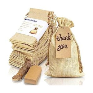 SCALAR SOLUTIONS 50 bolsas de regalo de arpillera grandes