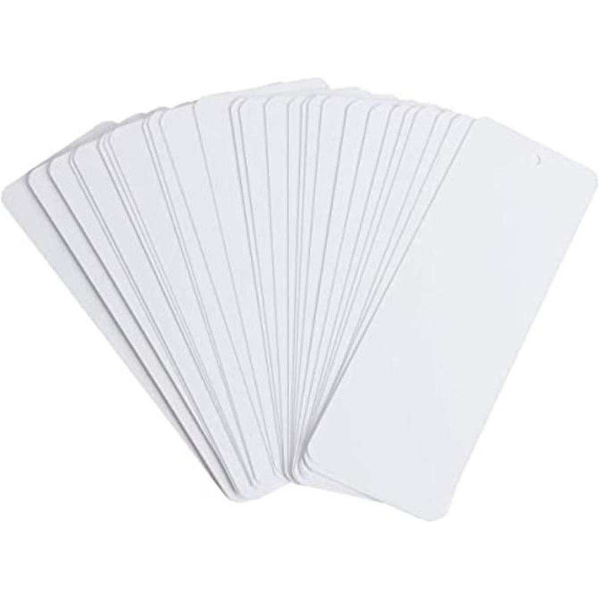 SBYURE Paquete de 150 marcapáginas en blanco DIY Craft
