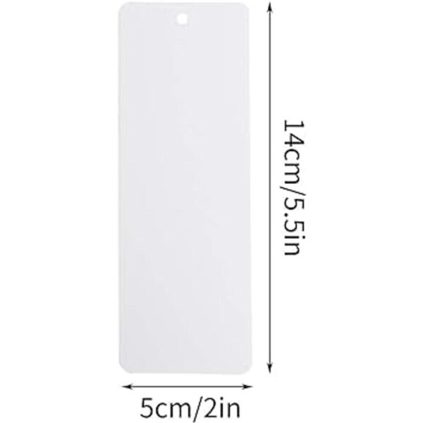SBYURE Paquete de 150 marcapáginas en blanco DIY Craft_2