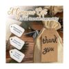 SCALAR SOLUTIONS 50 bolsas de regalo de arpillera grandes