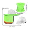 SATINIOR 2 piezas de sombrero duro protección para el_3