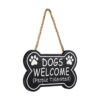 SANY DAYO HOME Dogs Welcome People Tolerated Placa_1