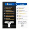 SANSI Reflector LED de 27 W y 2700 LM con sensor de_2