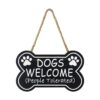 SANY DAYO HOME Dogs Welcome People Tolerated Placa_4