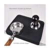 SANTOW Alfombrilla de silicona para taponar café con