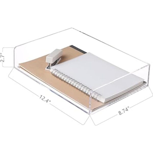 SANRUI Bandeja de acrílico apilable para cartas
