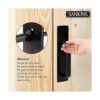 SANKINS Hardware de pestillo para puerta de pulgar para