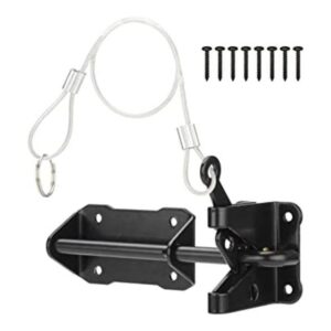 SANKINS Pestillo de puerta automático resistente para
