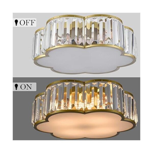 SAMTEEN Moderna lámpara de techo empotrada de 4 luces de_4