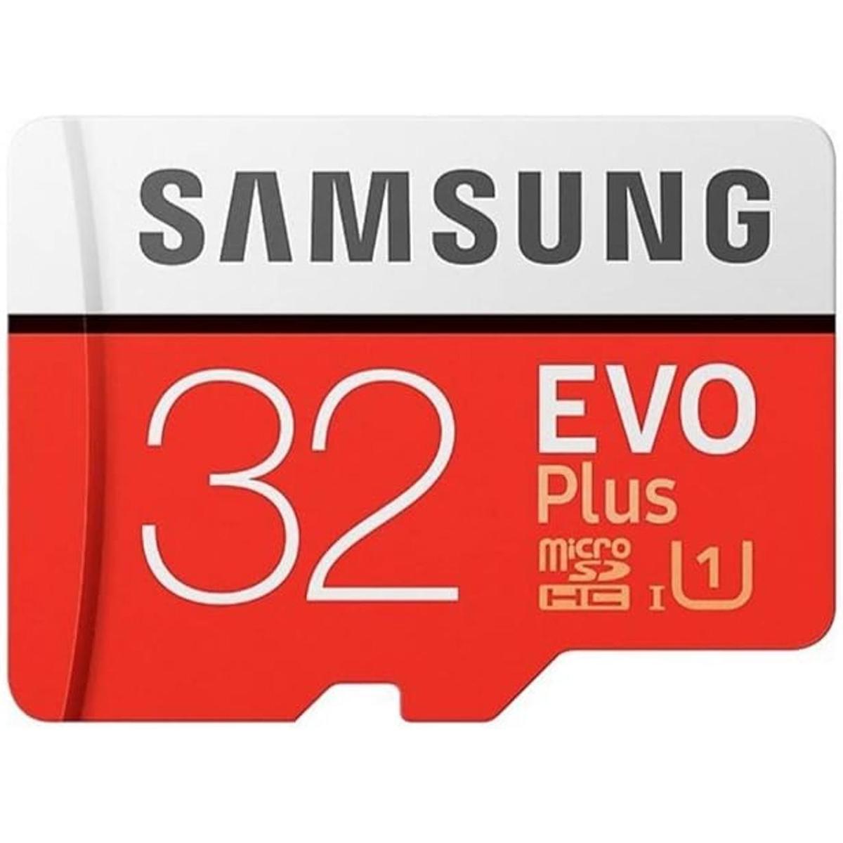 SAMSUNG 32 GB EVO Plus MicroSDHC con adaptador modelo 2017