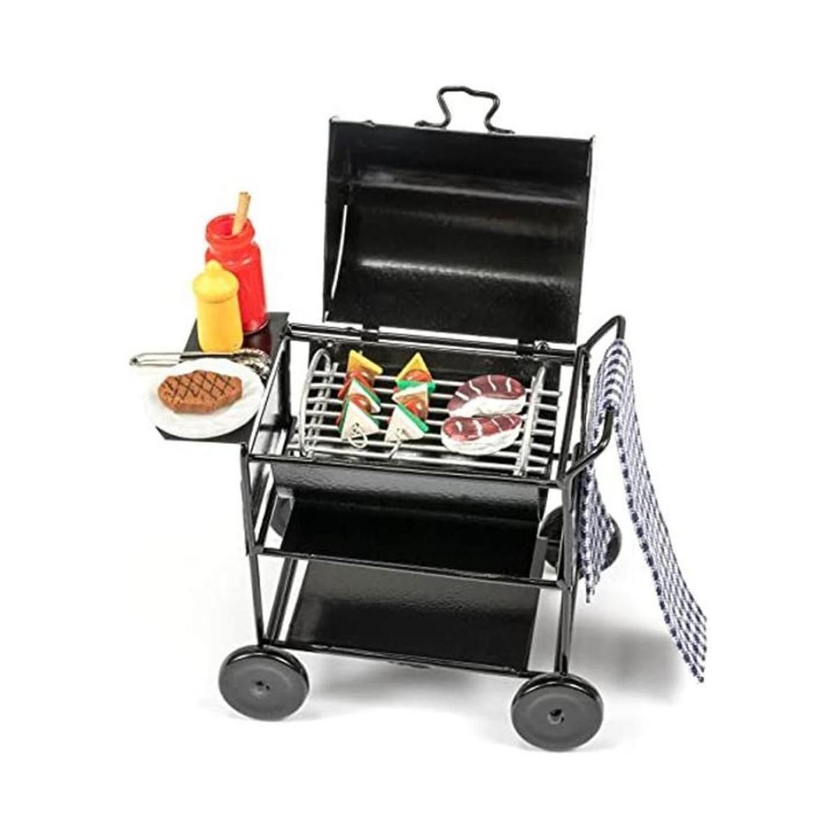 SAMCAMI Juego de parrilla de cocina de muebles de casa de