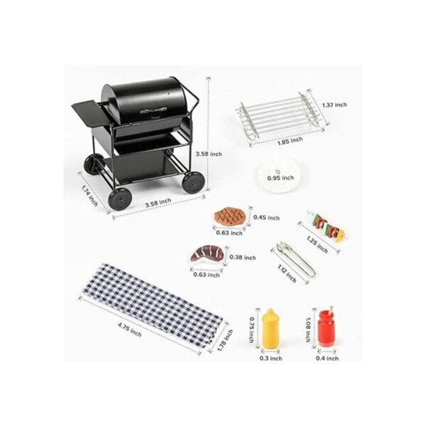 SAMCAMI Juego de parrilla de cocina de muebles de casa de_2