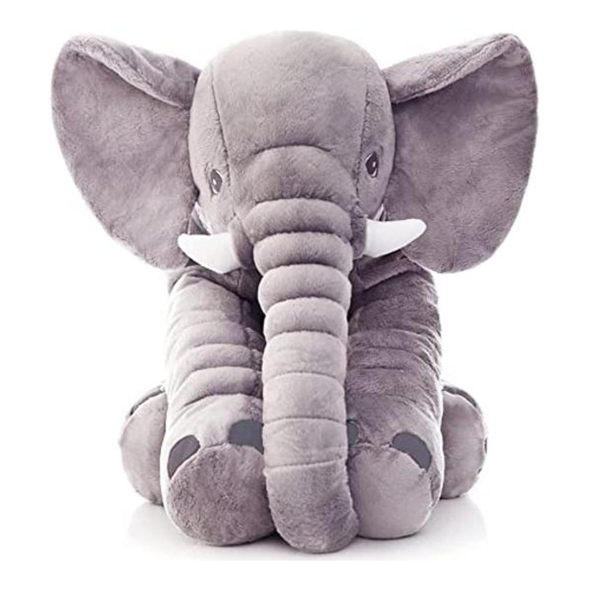 Ryttir Peluche de elefante grande gris XXL de 24 pulgadas