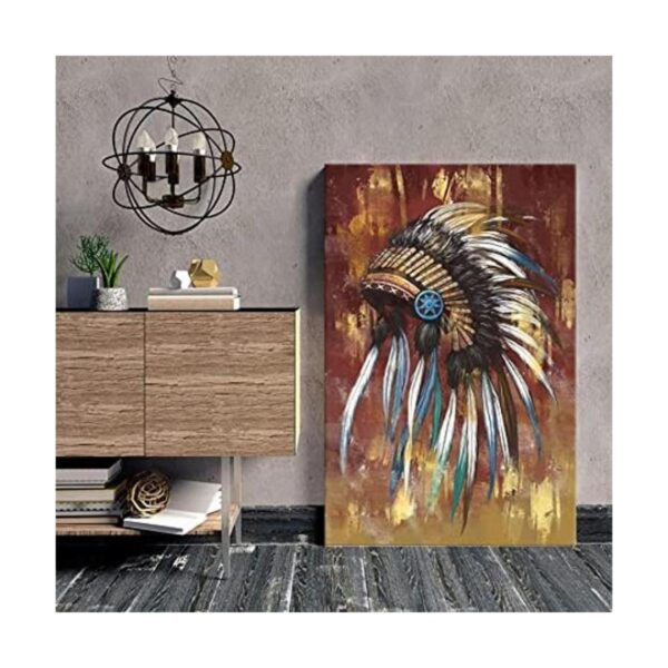 RyounoArt Arte de pared indio de los jefes nativos_1