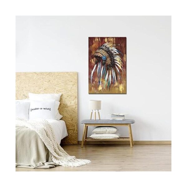 RyounoArt Arte de pared indio de los jefes nativos_4