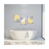 RyounoArt 3 piezas amarillo gris baño pared arte_3