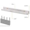Rustic State Ted Estante de pared para fotos 24.0 in