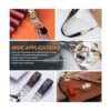 Rustark Kit de accesorios para llavero de 4 colores con