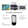 RuoKid Lámpara solar de calle de 80 W 84 LED de 1500 lm_2