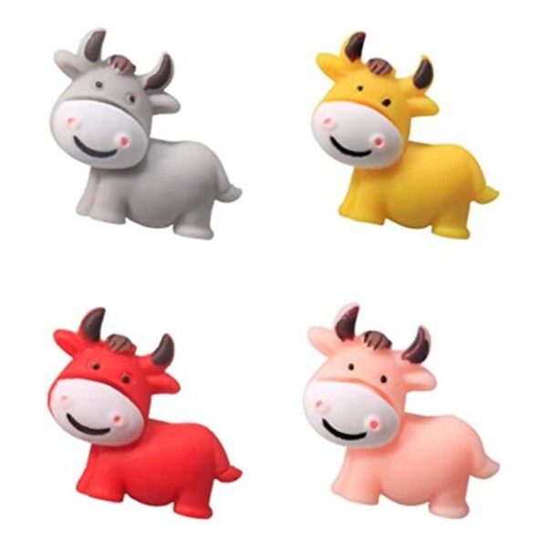 Rurili Mini resina decorativa con forma de vaca diseño