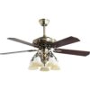FINXIN Lámparas de ventilador de techo para interiores
