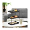 Organizador de 3 niveles para encimeras de baño bandeja
