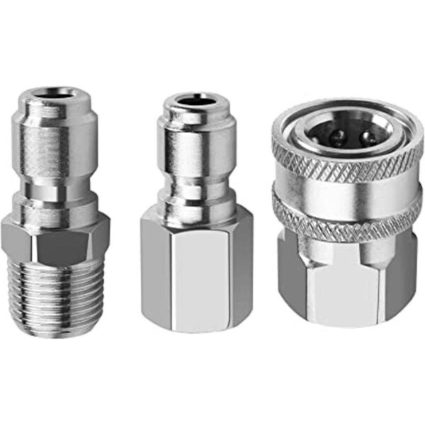 EXCELFU NPT 38 Inch Stainless Steel Male and Female Quick_1